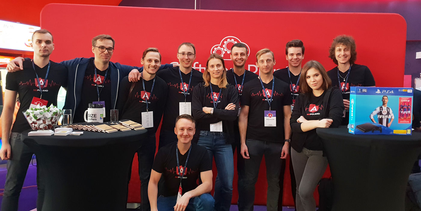 Angular team at NG Poland